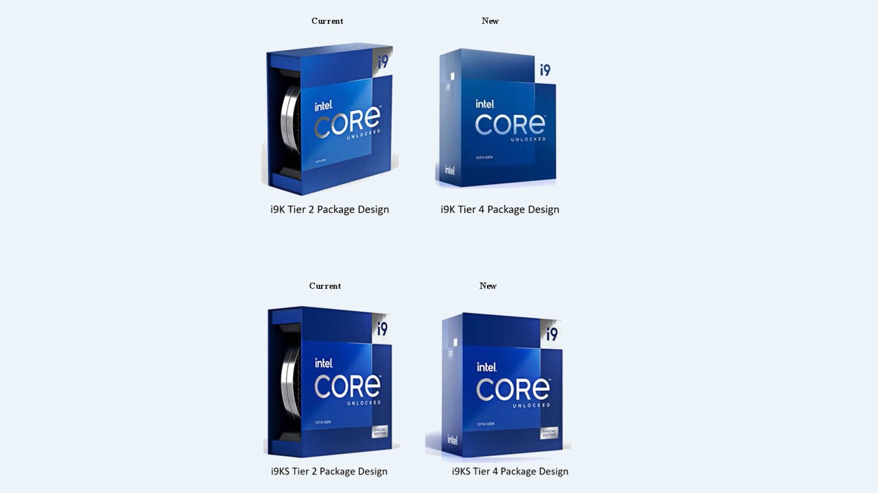 Intel упростила дизайн коробочки процессоров Core i9-13900K/KS — i2HARD