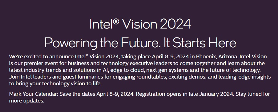 Natural vision 2024. Intel Vision 2. Our Vision 2024.