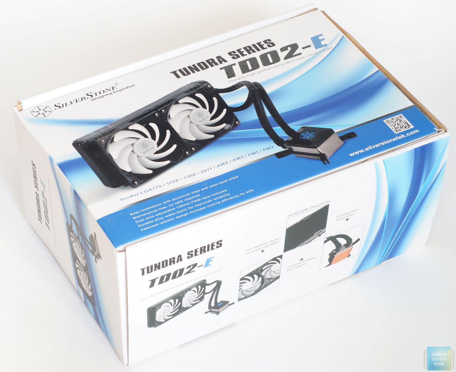 Система жидкостного охлаждения SilverStone TD02-E. Упаковка и комплектация